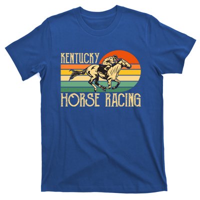 Kentucky Horse Racing Fan Retro Derby Racing Festival Party Gift T-Shirt