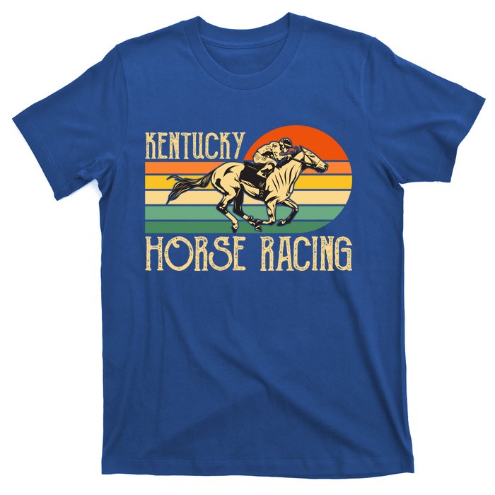 Kentucky Horse Racing Fan Retro Derby Racing Festival Party Gift T-Shirt