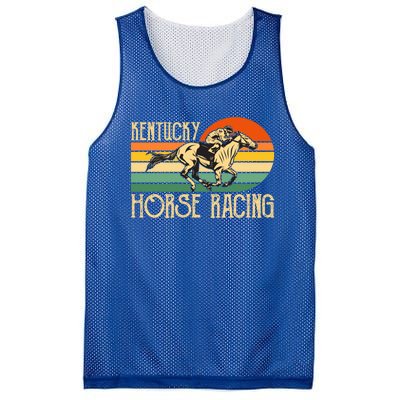 Kentucky Horse Racing Fan Retro Derby Racing Festival Party Gift Mesh Reversible Basketball Jersey Tank