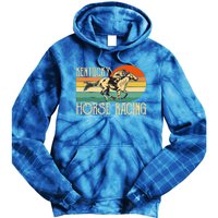 Kentucky Horse Racing Fan Retro Derby Racing Festival Party Gift Tie Dye Hoodie