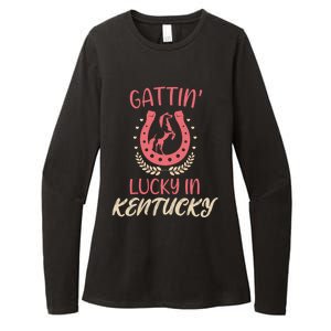 Kentucky Horse Racing Lucky Betting Riding Fun Derby Day Gift Womens CVC Long Sleeve Shirt