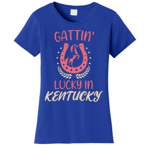 Kentucky Horse Racing Lucky Betting Riding Fun Derby Day Gift Women's T-Shirt