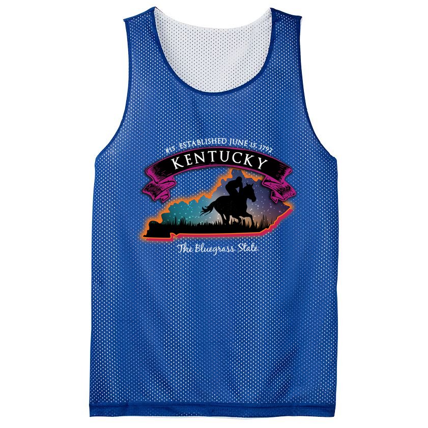 Kentucky Horse Racing Souvenir Great Gift Mesh Reversible Basketball Jersey Tank