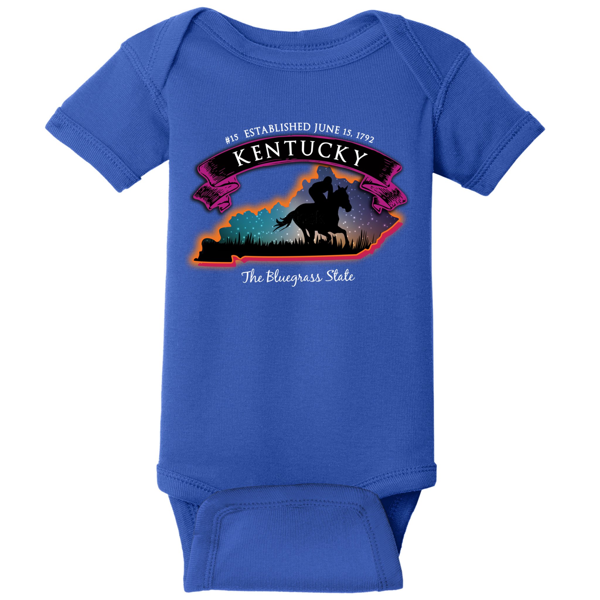 Kentucky Horse Racing Souvenir Great Gift Baby Bodysuit