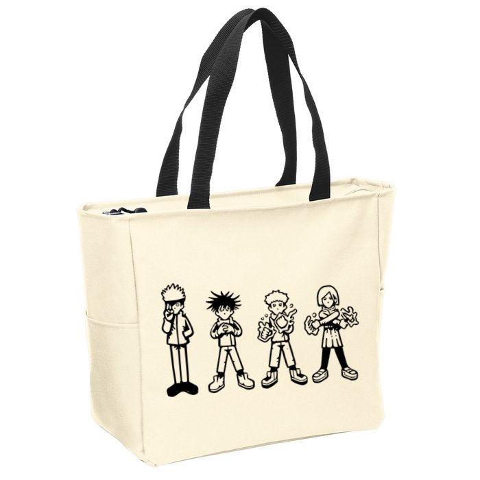 Kodone Hitman Reborn Panda Poster Zip Tote Bag