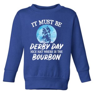 Kentucky Horse Racing Mint Juleps Funny Derby Day Meaningful Gift Toddler Sweatshirt