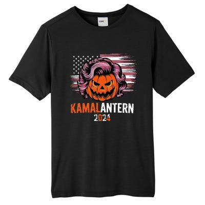 Kamala Harris Retro Halloween Jack O Lantern Flag 2024 Tall Fusion ChromaSoft Performance T-Shirt