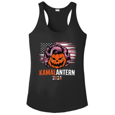 Kamala Harris Retro Halloween Jack O Lantern Flag 2024 Ladies PosiCharge Competitor Racerback Tank