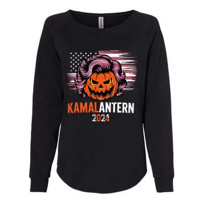 Kamala Harris Retro Halloween Jack O Lantern Flag 2024 Womens California Wash Sweatshirt