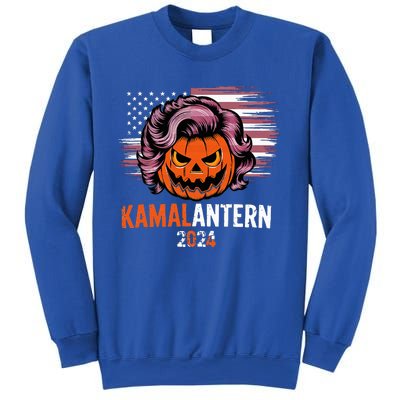 Kamala Harris Retro Halloween Jack O Lantern Flag 2024 Sweatshirt