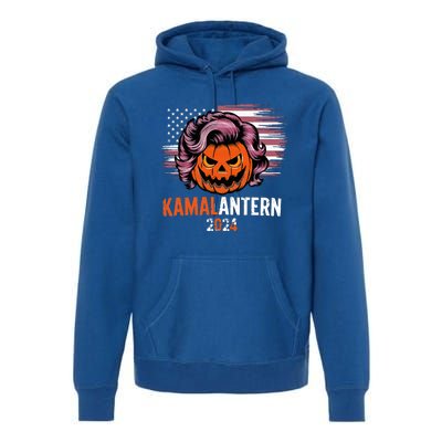 Kamala Harris Retro Halloween Jack O Lantern Flag 2024 Premium Hoodie