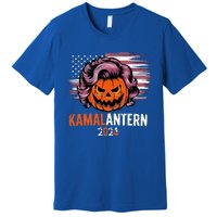 Kamala Harris Retro Halloween Jack O Lantern Flag 2024 Premium T-Shirt