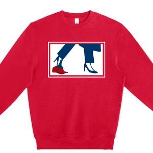 Kalama Harris Red Hat Maga Retro Premium Crewneck Sweatshirt