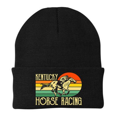 Kentucky Horse Racing Fan Retro Derby Racing Festival Party Beanie