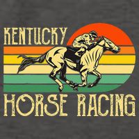 Kentucky Horse Racing Fan Retro Derby Racing Festival Party Vector Backpack