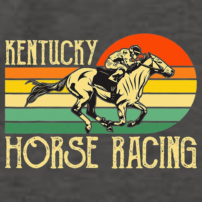 Kentucky Horse Racing Fan Retro Derby Racing Festival Party Vector Backpack