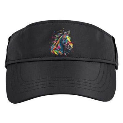 Kentucky Horse Racing Painting Derby Horse Jockey Costume Adult Drive Performance Visor