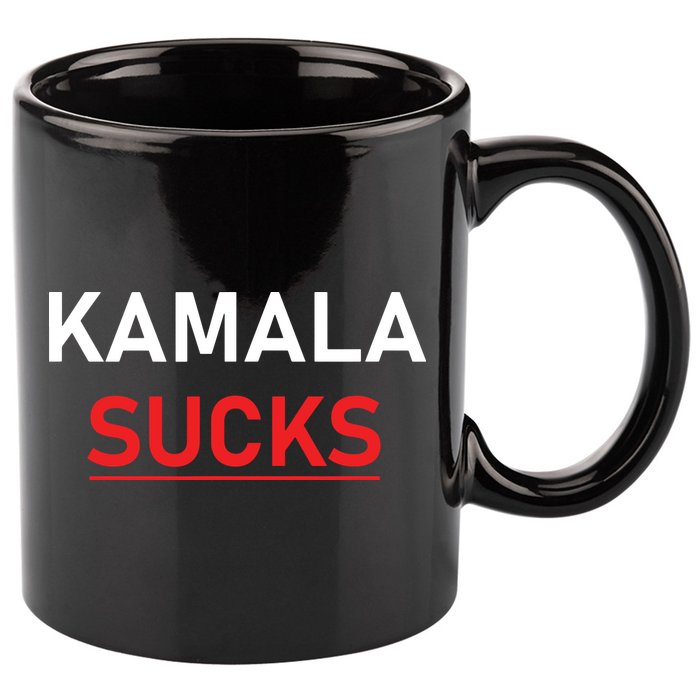 Kamala Harris Sucks 11oz C Handle Ceramic Mug