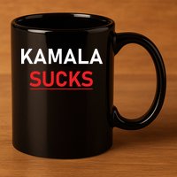 Kamala Harris Sucks 11oz C Handle Ceramic Mug
