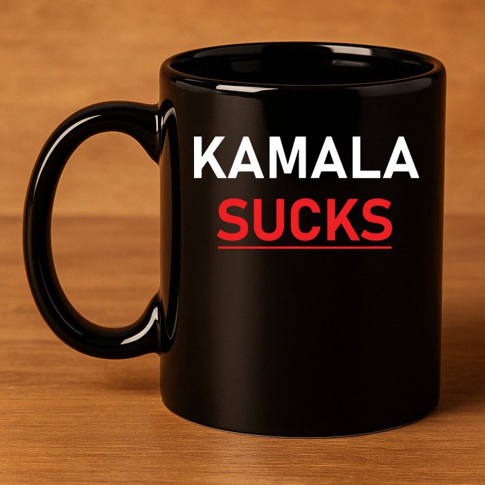 Kamala Harris Sucks 11oz C Handle Ceramic Mug