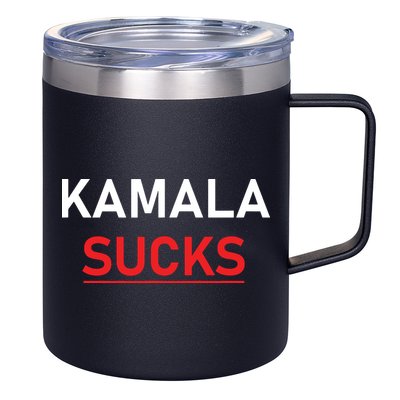 Kamala Harris Sucks 12oz Stainless Steel Coffee Mug