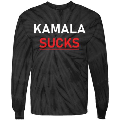 Kamala Harris Sucks Tie-Dye Long Sleeve Shirt
