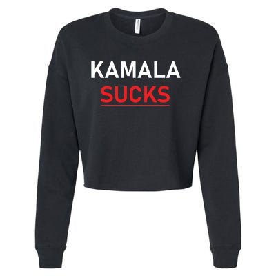 Kamala Harris Sucks Cropped Pullover Crew