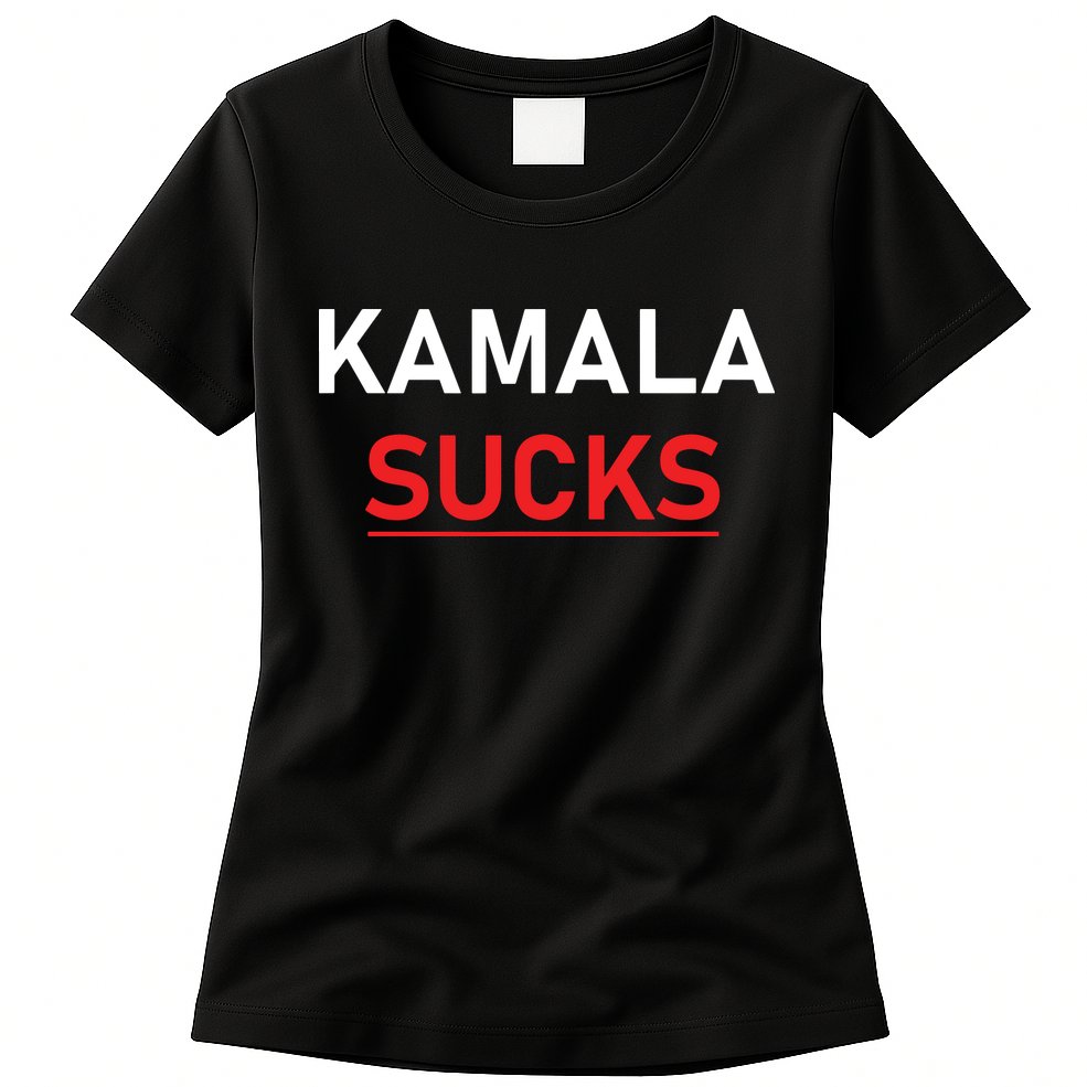 Kamala Harris Sucks Womens T-Shirt