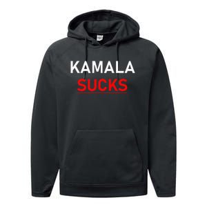 Kamala Harris Sucks Performance Fleece Hoodie