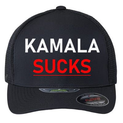 Kamala Harris Sucks Flexfit Unipanel Trucker Cap