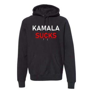 Kamala Harris Sucks Premium Hoodie