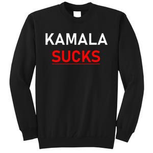 Kamala Harris Sucks Tall Sweatshirt