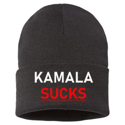 Kamala Harris Sucks Sustainable Knit Beanie