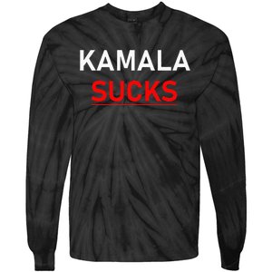 Kamala Harris Sucks Tie-Dye Long Sleeve Shirt