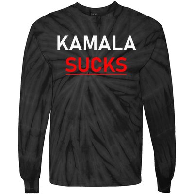 Kamala Harris Sucks Tie-Dye Long Sleeve Shirt