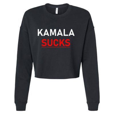 Kamala Harris Sucks Cropped Pullover Crew