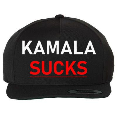 Kamala Harris Sucks Wool Snapback Cap