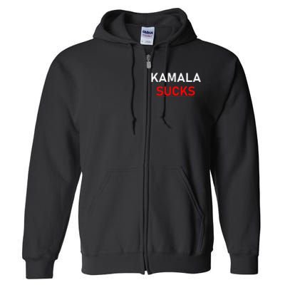 Kamala Harris Sucks Full Zip Hoodie