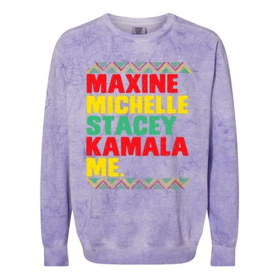 Kamala Harris Stacey Abrams Keisha Lance Bottoms Michelle Colorblast Crewneck Sweatshirt