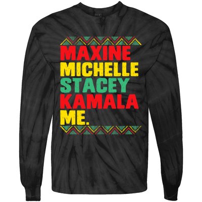 Kamala Harris Stacey Abrams Keisha Lance Bottoms Michelle Tie-Dye Long Sleeve Shirt