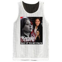 Kamala Harris Say It To My Face Mesh Reversible Basketball Jersey Tank