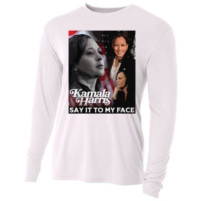 Kamala Harris Say It To My Face Cooling Performance Long Sleeve Crew