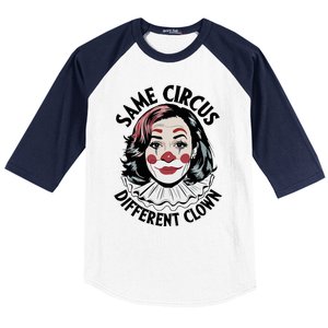 Kamala Harris Same Circus Diffeent Clown Baseball Sleeve Shirt