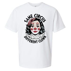 Kamala Harris Same Circus Diffeent Clown Sueded Cloud Jersey T-Shirt