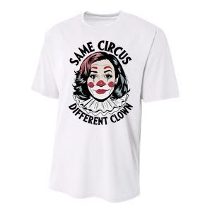 Kamala Harris Same Circus Diffeent Clown Performance Sprint T-Shirt