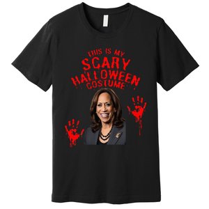 Kamala Harris Scary Halloween Gag President Costume Premium T-Shirt