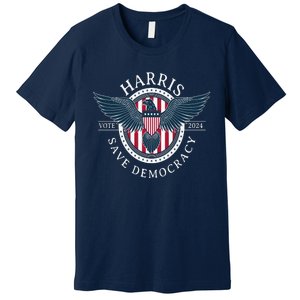 Kamala Harris Save Democracy Vote 2024 Premium T-Shirt