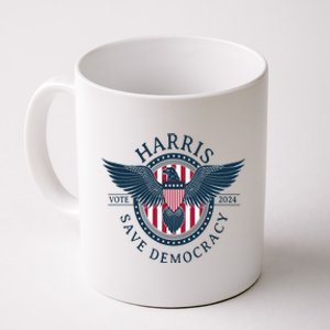 Kamala Harris Save Democracy Vote 2024 Coffee Mug