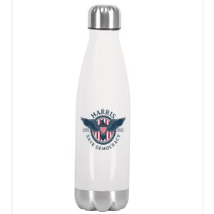 Kamala Harris Save Democracy Vote 2024 Stainless Steel Insulated Water Bottle