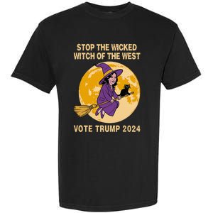 Kamala Harris Stop The Wicked Witch Of The West Garment-Dyed Heavyweight T-Shirt